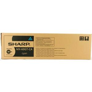 Toner Sharp MX61GTCA - azurový - originální