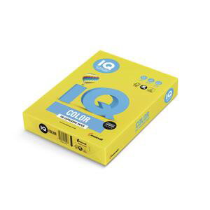 Barevný papír IQ A4 - intenzivně žlutý IG50, 80g/m2, 500 listů