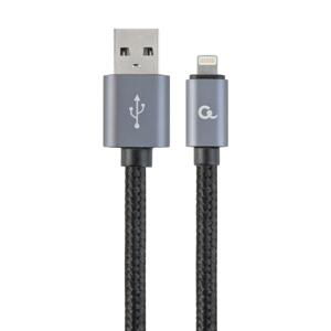 Gembird Datový kabel Gembird USB 2.0 - Lightning (IP5 a vyšší) nabíjecí a synchronizační kabel, opletený, 1,