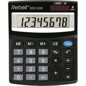 Stolní kalkulačka Rebell SDC408 -8-míst, nakl. displej