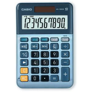 Stolní kalkulačka Casio MS-100EM - modrá