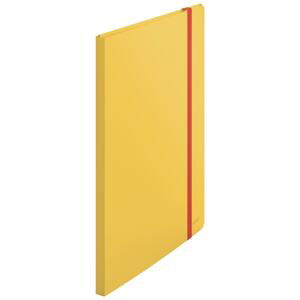 Katalogová kniha Leitz Cosy - A4, 20 kapes, žlutá