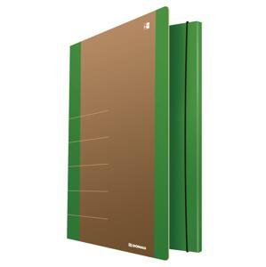 Pap.desky 3 chlopněmi a gumičkou Donau Life - A4, neonové, zelené