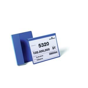 Durable Logistické závěsné kapsy s přehybem - A5, na šířku, tmavě modré, 50 ks