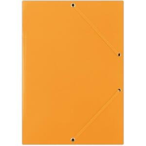 Kartonové desky s chlopněmi a gumičkou Donau - A4, oranžové