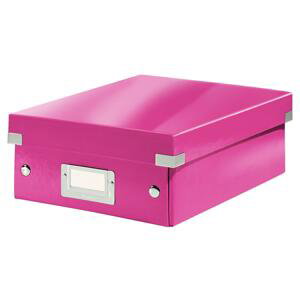 Box Click & Store Leitz WOW - S, růžový