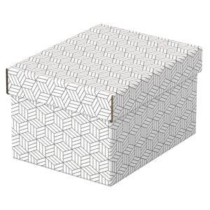 Úložné a dárkové krabice Esselte Home - malé, bílé, 3 ks