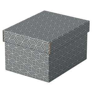 Úložné a dárkové krabice Esselte Home - malé, šedé, 3 ks