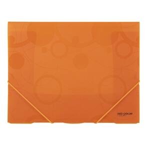 Neo Colori Desky na dokumenty s chlopněmi a gumičkou Neo Colori - A4, oranžové