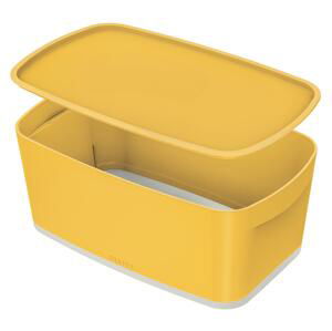 Úložný box s víkem Leitz Cosy MyBox, vel. S, teplá žlutá