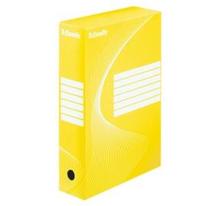Archivační krabice Esselte Vivida - žlutá, 8 x 34,5 x 24,5 cm, 1 ks