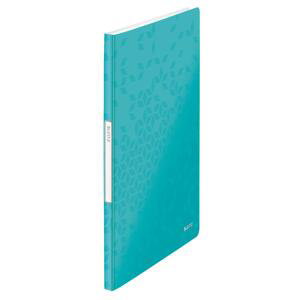 Katalogová kniha Leitz WOW - A4, 20 kapes, ledově modrá