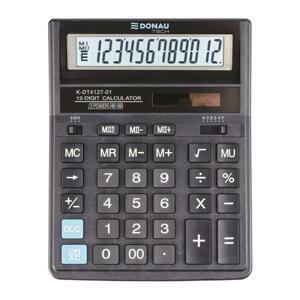 Stolní kalkulačka DONAU TECH, K-DT4127 - 12-míst displej, černá
