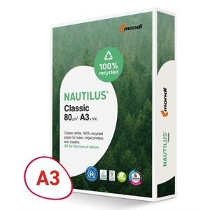 Nautilus Recyklovaný papír Nautilus Classic A3 - 80 g/m2, CIE 112, 500 listů