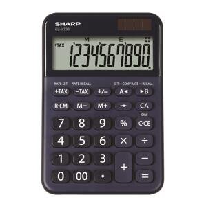 Stolní kalkulačka Sharp ELM335BBL - 10-míst, modrá