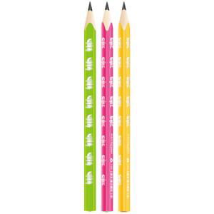 KEYROAD Grafitové tužky KEYROAD Neon JUMBO - trojhranné HB, 6 ks