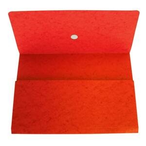HIT Office Prešpánová odkládací kapsa na dokumenty A4 - červená, 1 ks