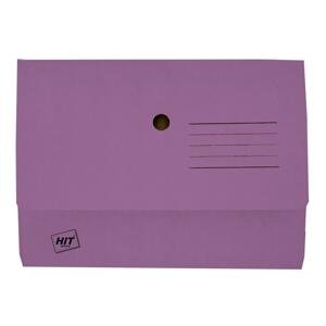 HIT Office Papírová odkládací kapsa na dokumenty A4 - fialová, 1 ks