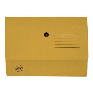 HIT Office Papírová odkládací kapsa na dokumenty A4 - oranžová, 1 ks