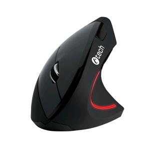 C-TECH Bezdrátová ergonomická myš C-TECH VEM-09 - vertikální, USB, černá