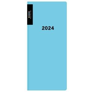 Karton P+P Diář týdenní PVC Pastelini modrá 2023