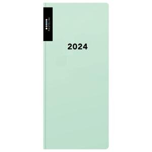 Karton P+P Diář týdenní PVC Pastelini zelená 2023