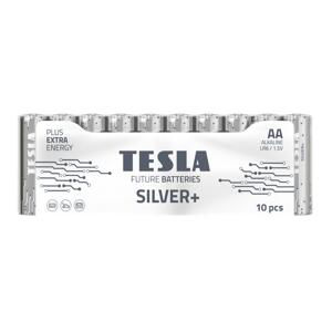 Tesla Alkalické baterie Tesla SILVER+ - 1,5V, LR6, typ AA, 10 ks