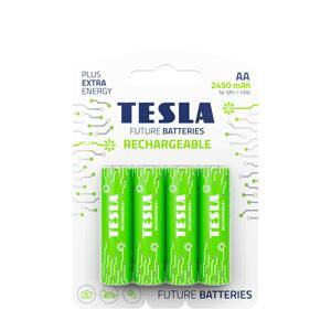 Tesla Nabíjecí baterie Tesla GREEN+ - typ AA, 2450 mAh, 4 ks