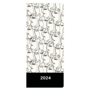 Karton P+P Diář měsíční PVC Pastelini - design Happy Dots 2023