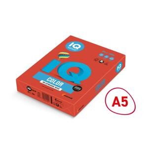Barevný papír IQ A5 - 80 g/m2, CO44, korálově červený, 500 listů