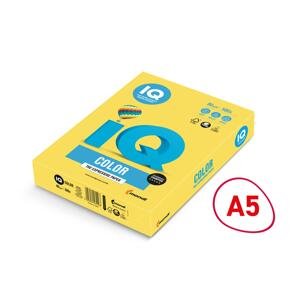 Barevný papír IQ A5 - 80 g/m2, CY39, kanárkově žlutý, 500 listů