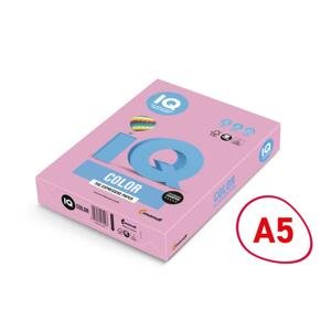 Barevný papír IQ A5 - 80 g/m2, PI25, růžový, 500 listů