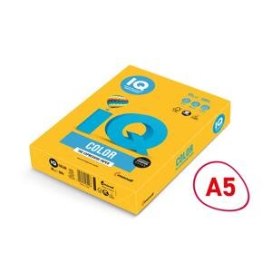 Barevný papír IQ A5 - 80 g/m2, SY40, zlatožlutý, 500 listů