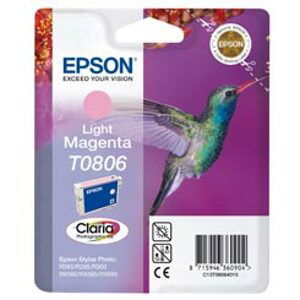 Kazeta inkoustová Epson T080640 - světle červená - originální