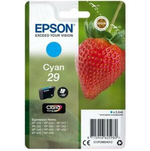 Inkoustová náplň Epson T29 - azurová