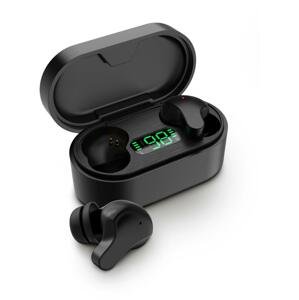 Lamax Bezdrátová sluchátka LAMAX Taps1 - s dobíjecím boxem, Bluetooth 5.0, černé