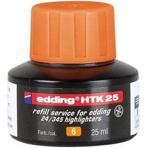 Náhradní inkoust pro zvýrazňovač Edding Eco - HTK 25, oranžový