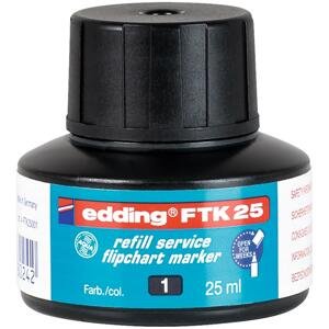 Náhradní inkoust pro flipchartové popisovače Edding FTK 25 - černý