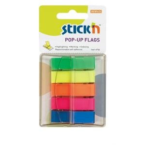 Záložky Stick’n by Hopax - 12 × 45 mm, mix 5 barev