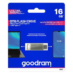 Goodram Flash disk GOODRAM USB 3.2 - typ-A-C™, 16 GB