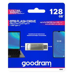Goodram Flash disk GOODRAM USB 3.2 - typ-A-C™, 128 GB