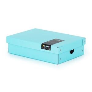 Karton P+P Krabice Pastelini - malá, modrá