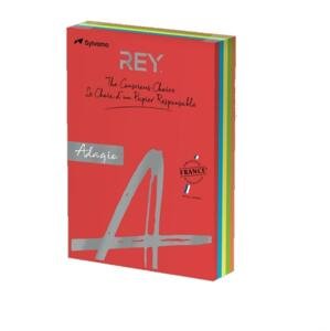 Adagio Barevný papír Rey Adagio A3 - mix intenzivních barev, 80 g/m2, 250 listů