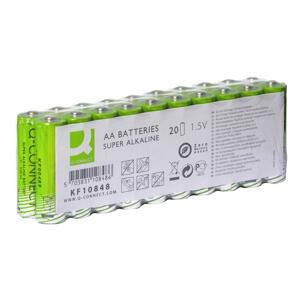 Alkalické baterie Q-Connect - 1,5V, LR6, typ AA, 20 ks