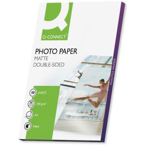 Fotopapír Q-Connect - A4, oboustranný, 200 g/m2, matný, 50 ks