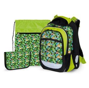 Helma 365 Školní set Cubic - batoh, penál a sáček na cvičky