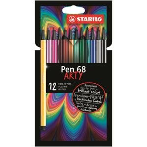 Fixy Stabilo Pen 68 "ARTY"- sada 12 barev