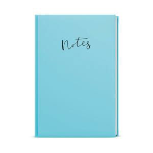 Zápisník Lamino Pastel, 13,3 x 21 cm - modrý, linkovaný