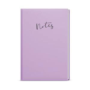 Zápisník Lamino Pastel, 13,3 x 21 cm - fialový, linkovaný