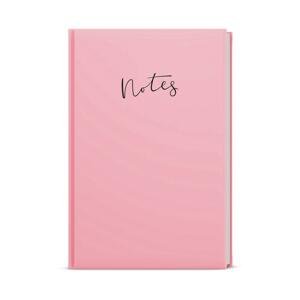 Zápisník Lamino Pastel, 13,3 x 21 cm - růžový, linkovaný